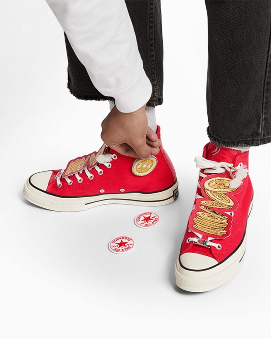 Men's Converse Chuck 70 Year of the Rabbit High Top Shoes Red / White / Black | AU 6C0E8H